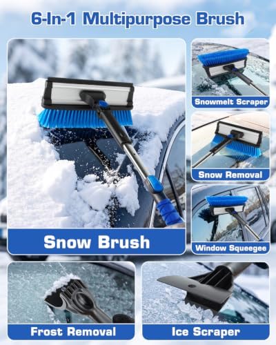 39.5" Snow Brush with Ice Scraper & Squeegee - Image 6