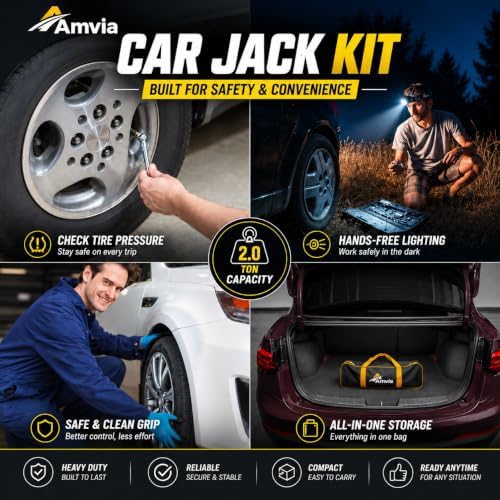 Car Jack Kit 2 Ton Scissor Jack - Image 4