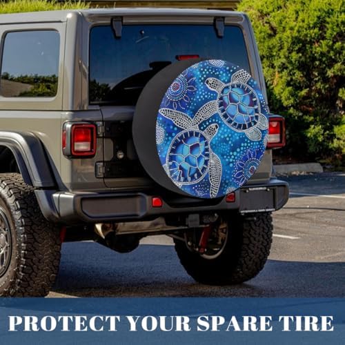 Turtle Spare Tire Cover Waterproof Dust-Proof Spare Wheel Covers - Image 6