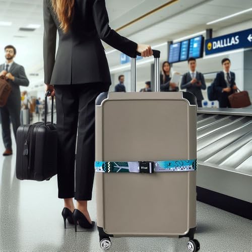 Teeoff Luggage Straps Suitcase Belts Travel Bag Accessories Adjustable 220CM - Image 4