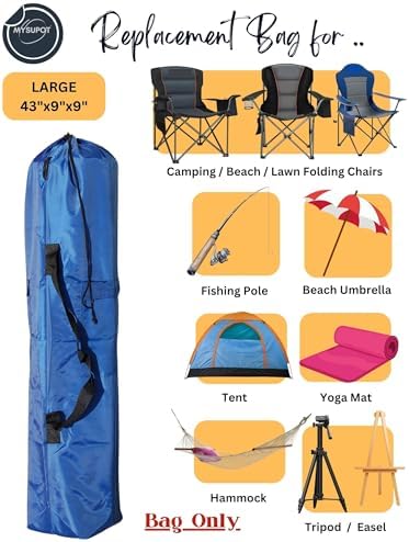 43"x9"x9" Replacement Bag for Folding Camping Chair, Camp Chairs, Yoga Mat - Image 5