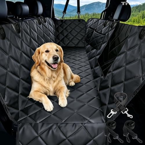 XL Dog Car Seat Cover for Back Seat by Comwish