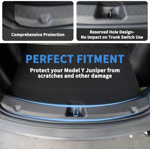 Tesla Model Y Juniper Trunk Mats Set 2026 2025（Only 5 Seat/Not fit Standard） - Image 5