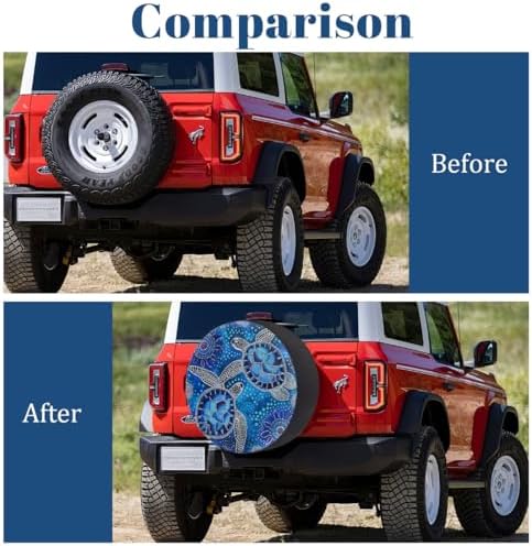 Turtle Spare Tire Cover Waterproof Dust-Proof Spare Wheel Covers - Image 5