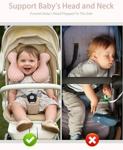 KAKIBLIN Baby Travel Pillow, Upgraded Baby Neck Pillows - Image 6