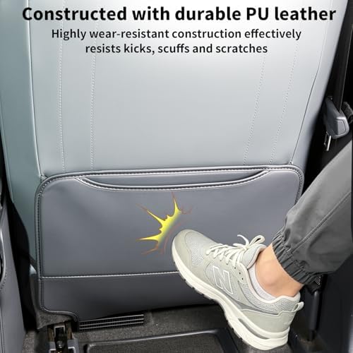 Back Seat Protector Car Kick Mats - Image 6