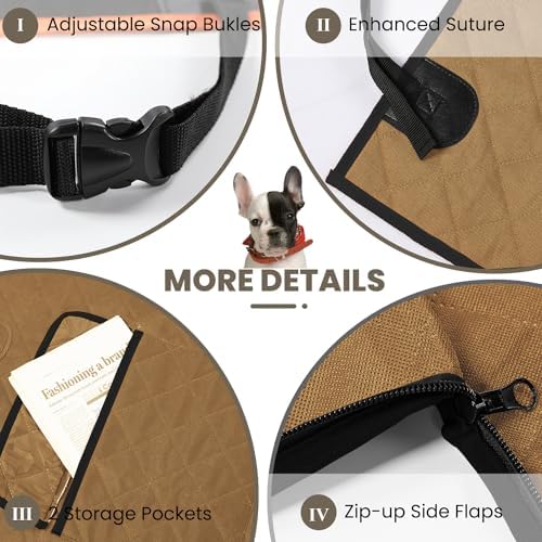 NESTROAD SUV Cargo Liner for Dogs, Waterproof Dog Cargo Cover for SUVs - Image 3