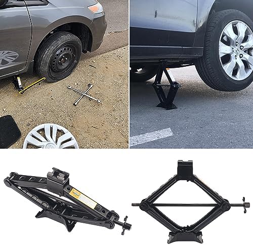 2 Set 2 Ton Scissor Jack for Car, - Image 7