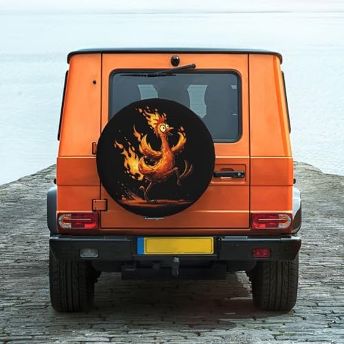 Rooster Spare Tire Cover Waterproof Wheel Cover 17 Inch Universal Fit - Image 2