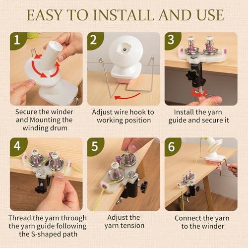 SPEENSUN 3.5 OZ Yarn Winder - Image 3