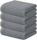 Kitinjoy 100% Cotton Waffle 4-Pack Kitchen Towels by Kitinjoy