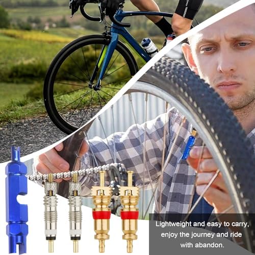13 PCS Bicycle Valve Core Remover Tool Kit, Metal Bike Valve Cores Replacement - Image 6