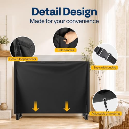 VIVOHOME 5ft Waterproof Outdoor Firewood Log Rack Cover - Image 4
