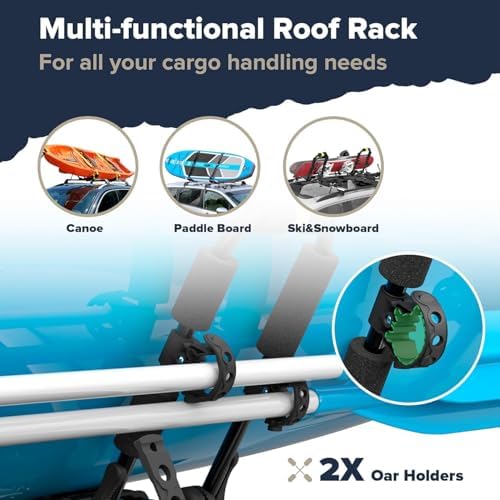 ARKSEN 2 Pack Folding Kayak Roof Rack - Image 4