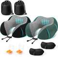 CloudBliss Memory Foam Travel Neck Pillow Airplane, 2 Pack by CloudBliss