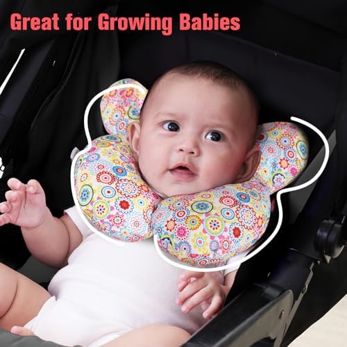 KAKIBLIN Baby Neck Pillow, Upgraded Baby Support Pillow, Baby Neck Support - Image 4