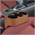 ZIMISI Car Cup Holder, Leather Front Console Gap Filler Organizer by Unknown