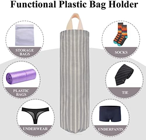 TOGETRUE Plastic Bag Holder, Wall Mount Grocery Bag Holder, Reusable Trash Bag - Image 4