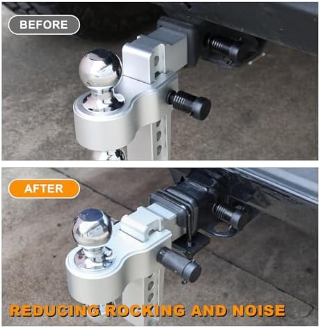 Hitch Tightener, Anti Rattle Stabilizer Clamp 1.25 to 2" Hitches - Image 3