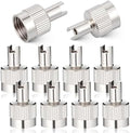 10pcs Metal Tire Valve Stem Caps Slotted Slot Valves Caps by Unknown