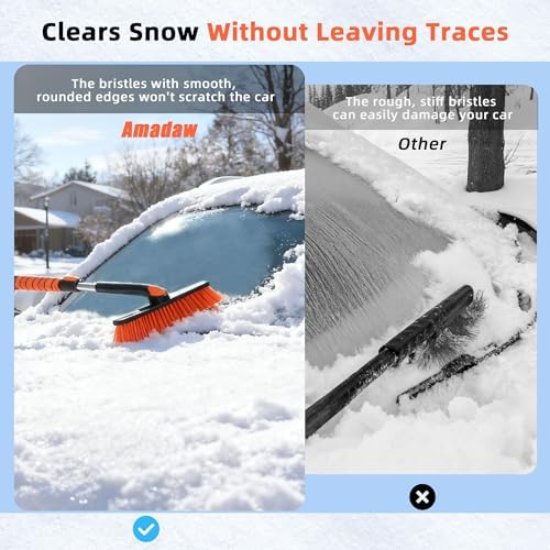 45" Extendable Snow Brush and Ice Scrapers - Image 6