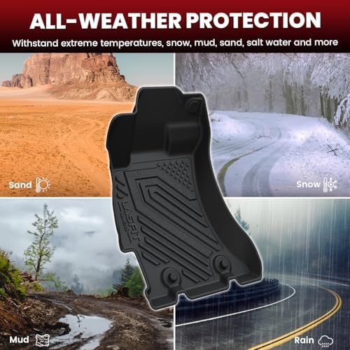 LASFIT Floor Mats & Cargo Mat for Subaru Forester 2018 2017 2016 2015 2014 - Image 5