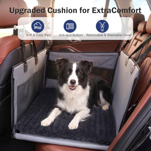 MIXJOY Dog Car Seat for Large Medium Dogs - - Image 2
