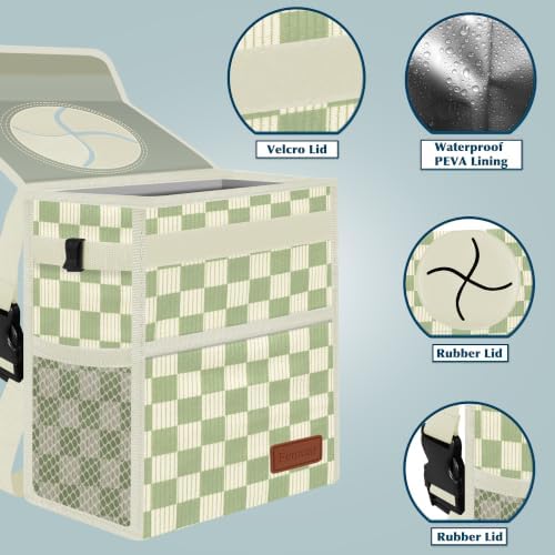 Femuar Leak Proof Car Trash Can - Image 6