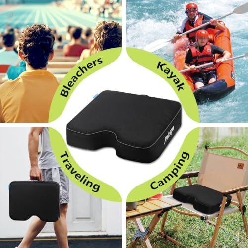 Stadium Seat Cushion for Bleachers, 2-in-1 Reversible Soft & Firm - Image 6
