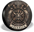 GENANY Viking Shield Emblem Thick PVC Leather Spare Tire Cover Size 16 by GENANY
