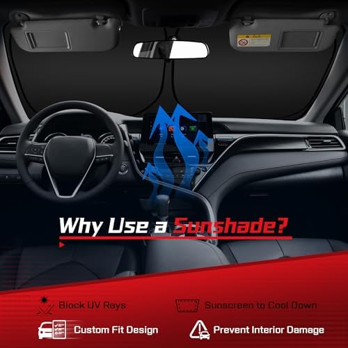 ARISMOTOR Windshield Sun Shade for Hyundai Ioniq 6 2023-2026 2027 - Image 3