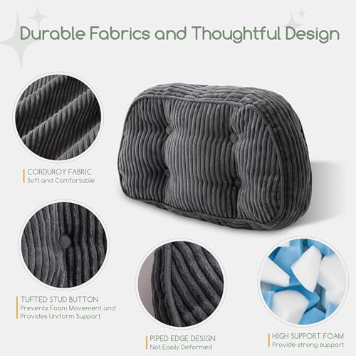 HIGOGOGO Lumbar Support Pillow for Recliner Chair/Accent Chair/Couch/Office - Image 4