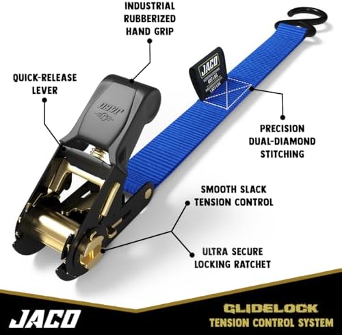 JACO Ratchet Tie Down Straps - Image 5
