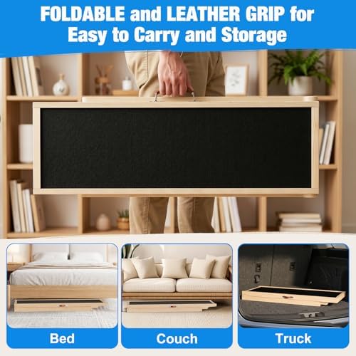 Tresbro Dog Ramp for Couch, 39.4'' Long 18''-23.6'' Height Pet Ramp - Image 5