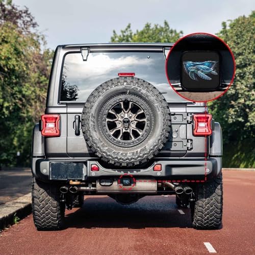 Funny Sea Turtle Tow Hitch Covers Heavy Duty Rubber Trailer Hitch Cover 2" - Image 6