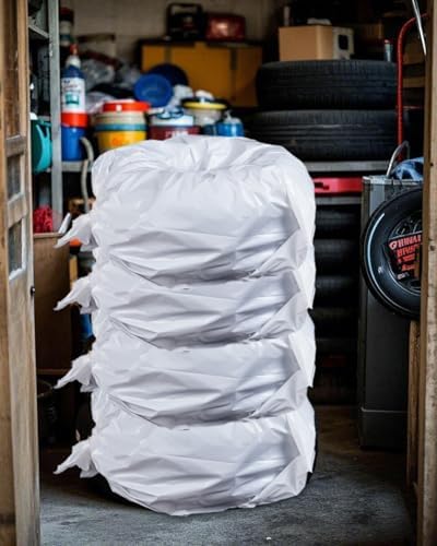Tire Storage Bags 39.4"x39.4" – White Plastic Tire Bags - Image 6