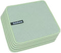 KinHwa Waffle Microfiber Dish Cloths Green Kitchen Towels, Washcloths by KinHwa