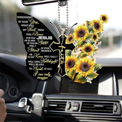 Butterfly Car Hanging Ornament, Hanging Charm Home Decoration Keepsake - Image 2