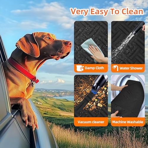 Back Seat Extender for Trucks, Hard Bottom Car Seat Cover for Dogs - Image 7