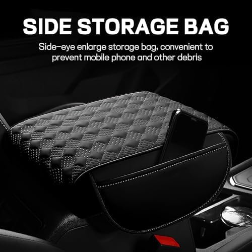 Car Armrest Cushion, 12.2"x8.3" Memory Foam Console Pad - Image 6
