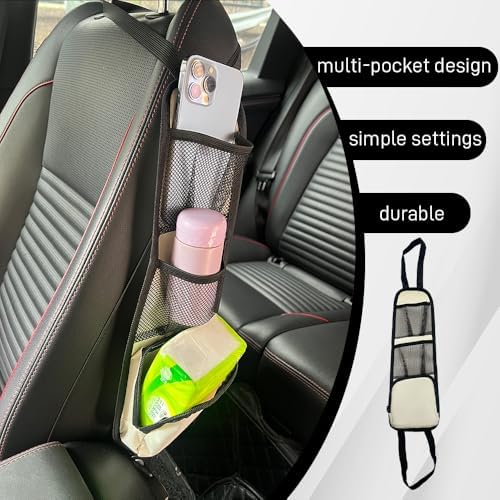Car Seat Side Organizer, Seat Side Storage Pocket, Car Multi-Pockets Backseat - Image 6