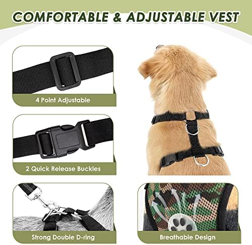 Lukovee Dog Car Harness Seat Belt, Harness & Seatbelt - Image 4