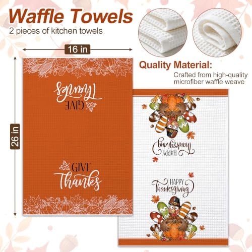 Thanksgiving Kitchen Towels - Image 2