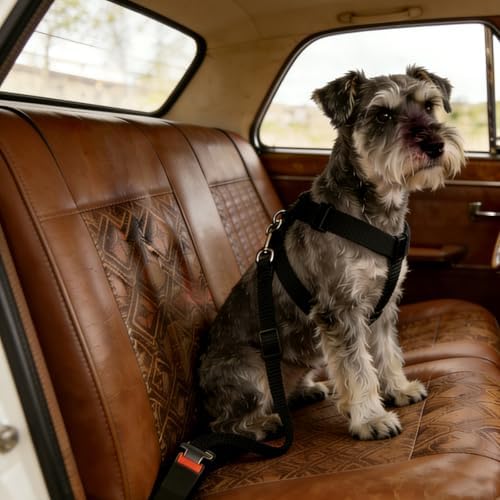 Elisel 2 Packs Adjustable Length Pet Dog Cat car seat Belt Pet seat Belt Pet - Image 6