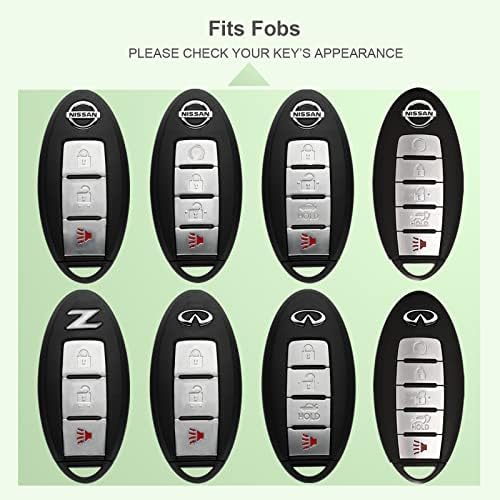 Compatible with Nissan Key Fob Cover Altima Maxima Rogue Armada Pathfinder - Image 3