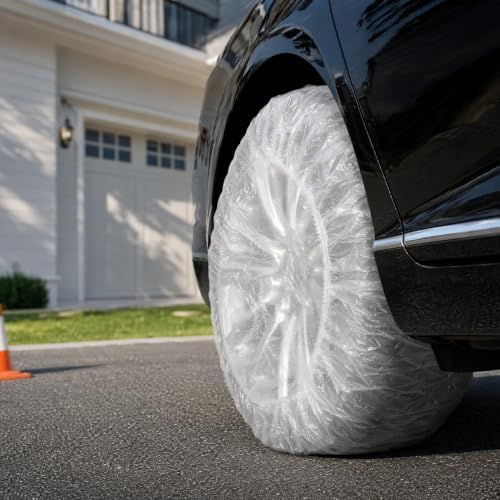 Disposable Tire Covers Clear Plastic Tire Protectors - Image 6