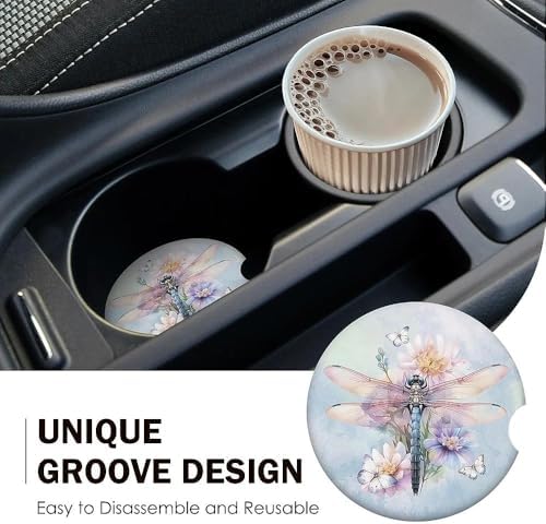 Dragonfly Car Coasters Set of 2 - Image 6