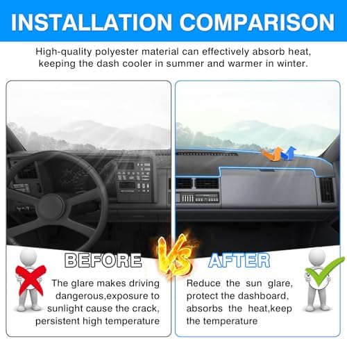 Autorder Gray Dashboard Cover Mat - Image 3