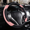 Leather Car Steering Wheel Cover, Universal Fit by Szttswamp