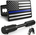 2 Inch American Flag Trailer Hitch Cover Plug by Unknown